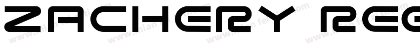 Zachery Regular001000字体转换